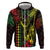 King Kamehameha Day Zip Hoodie Hawaii Kakau Reggae