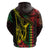 King Kamehameha Day Zip Hoodie Hawaii Kakau Reggae