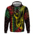 King Kamehameha Day Zip Hoodie Hawaii Kakau Reggae