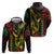 King Kamehameha Day Zip Hoodie Hawaii Kakau Reggae