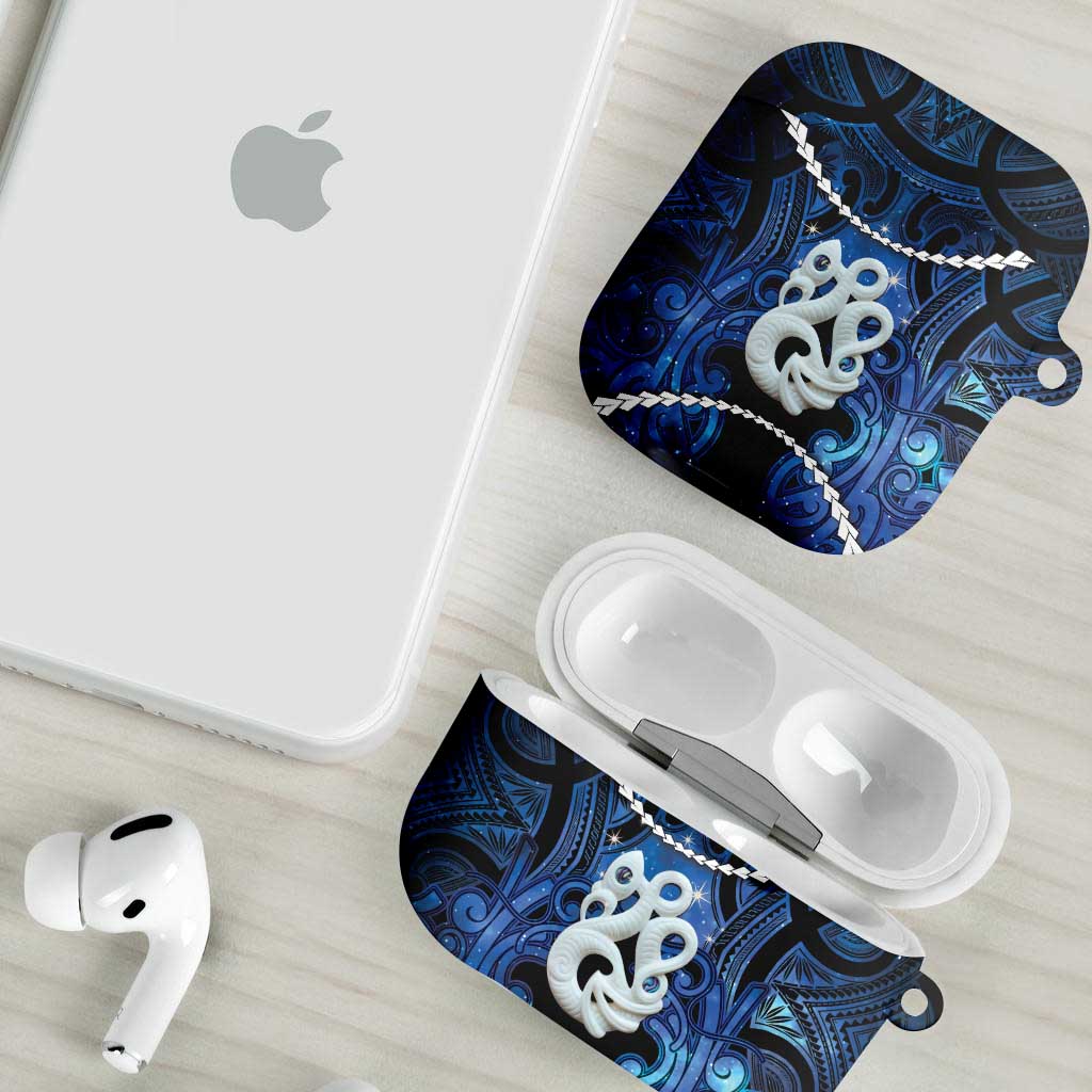 Maori Matariki Manaia AirPods Case Maori Kowhaiwhai Pattern Galaxy