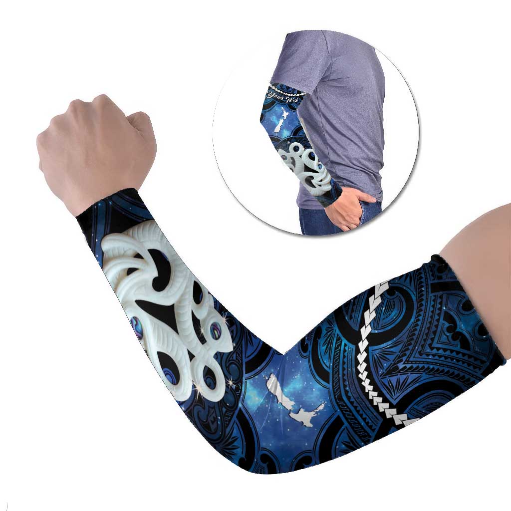 Personalized Maori Matariki Manaia Arm Sleeves Maori Kowhaiwhai Pattern Galaxy