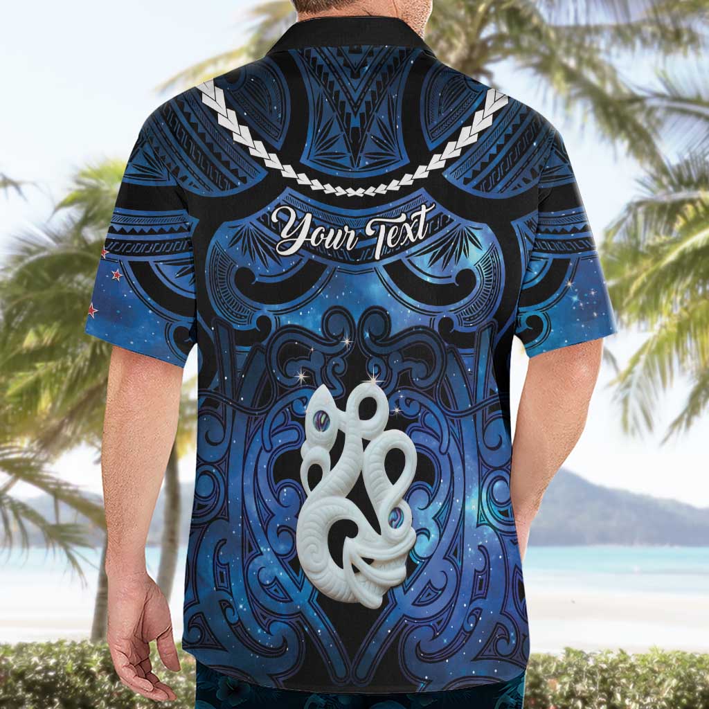Personalized Maori Matariki Manaia Hawaiian Shirt Maori Kowhaiwhai Pattern Galaxy