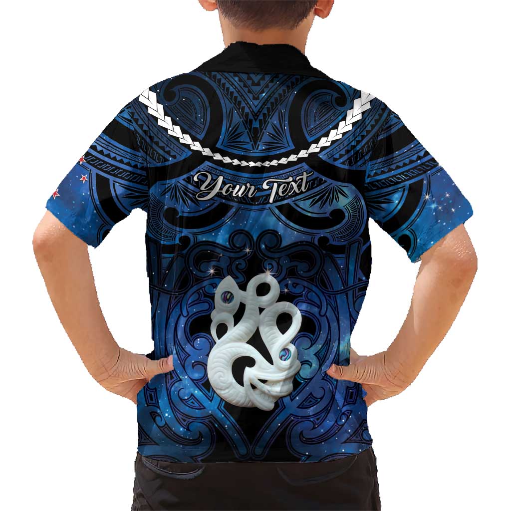 Personalized Maori Matariki Manaia Hawaiian Shirt Maori Kowhaiwhai Pattern Galaxy