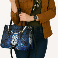 Maori Matariki Manaia Leather Bag Maori Kowhaiwhai Pattern Galaxy LT01 - Polynesian Pride