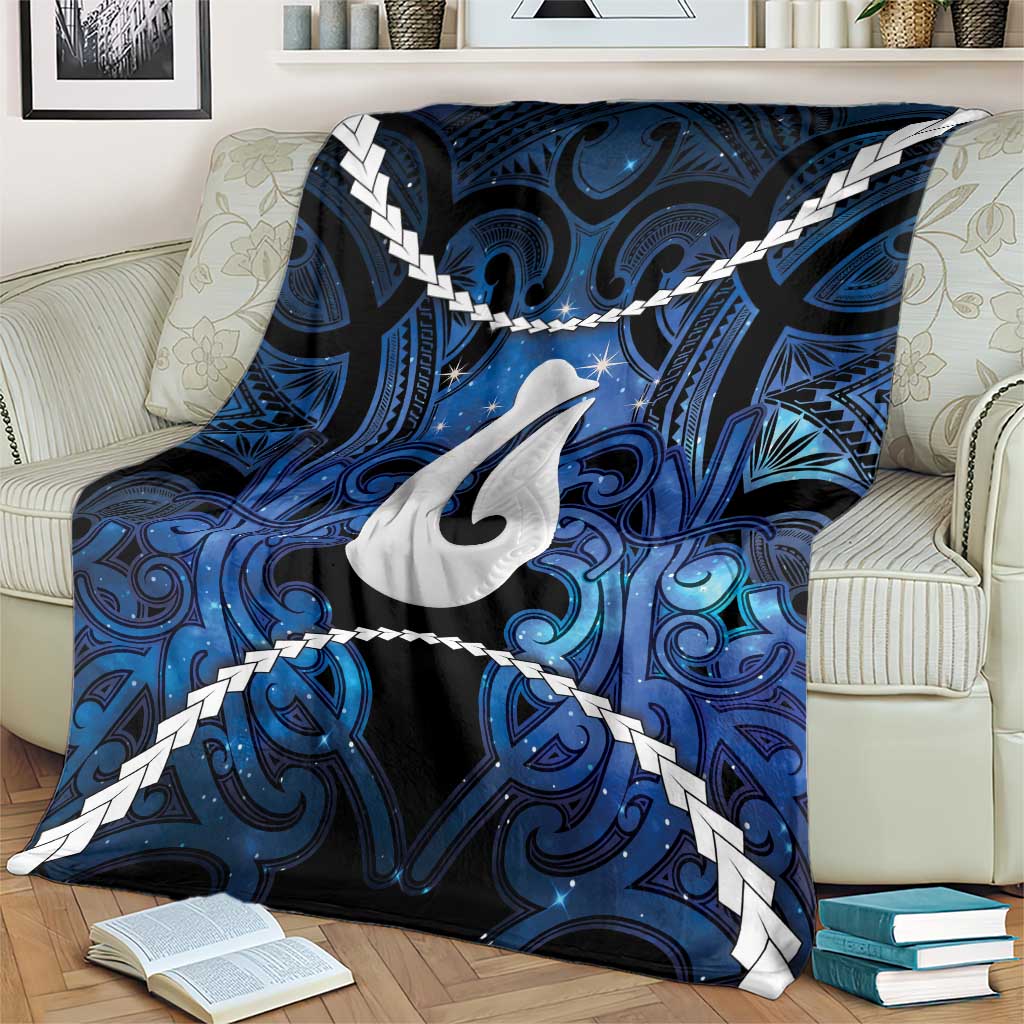 Maori Matariki Hei Matau Blanket Maori Kowhaiwhai Pattern Galaxy LT01 - Polynesian Pride