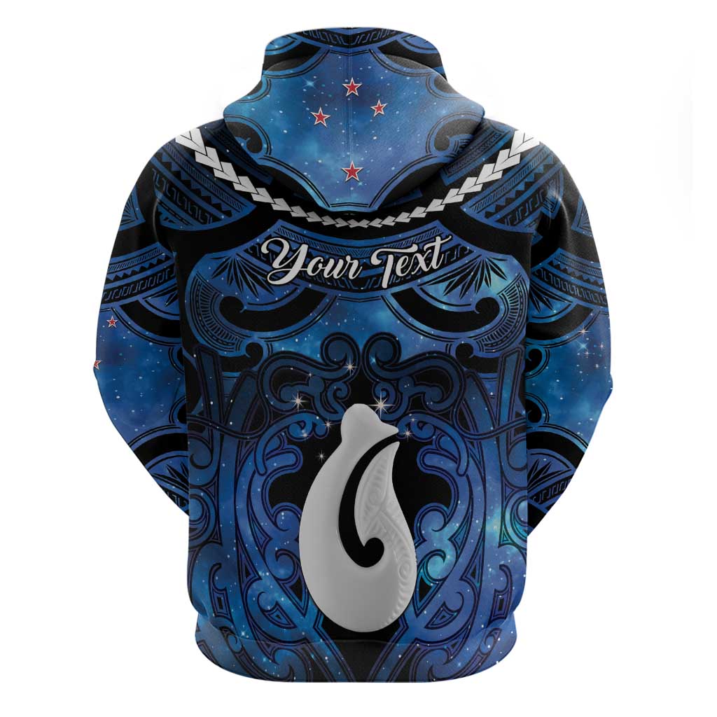 Personalized Maori Matariki Hei Matau Hoodie Maori Kowhaiwhai Pattern Galaxy LT01 - Polynesian Pride