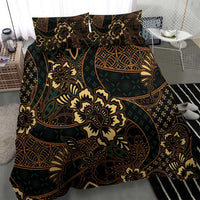 Indonesian Batik Pattern Vintage Brown Bedding Set