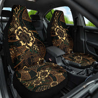 Indonesian Batik Pattern Vintage Brown Car Seat Cover