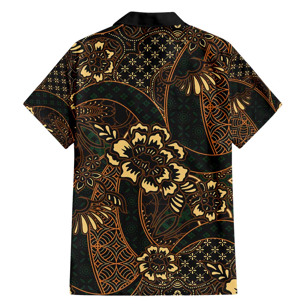 Indonesian Batik Pattern Vintage Brown Family Matching Long Sleeve Bodycon Dress and Hawaiian Shirt LT01 - Polynesian Pride