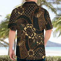 Indonesian Batik Pattern Vintage Brown Hawaiian Shirt