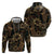 Indonesian Batik Pattern Vintage Brown Hoodie