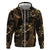 Indonesian Batik Pattern Vintage Brown Hoodie