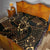 Indonesian Batik Pattern Vintage Brown Quilt