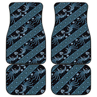 Indonesia Batik Pattern Car Mats Blue Version