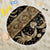 Indonesia Batik Pattern Beach Blanket Gold Version