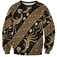 Indonesia Batik Pattern Sweatshirt Gold Version