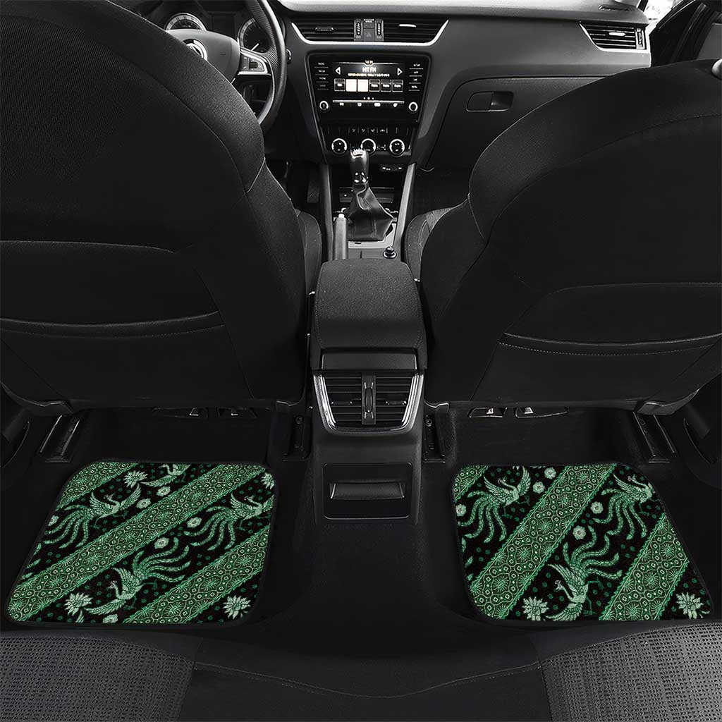 Indonesia Batik Pattern Car Mats Green Version