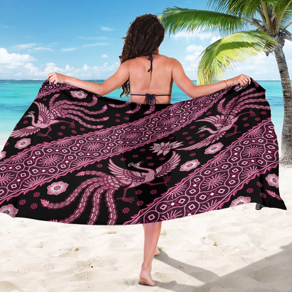 Indonesia Batik Pattern Sarong Pink Version