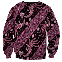 Indonesia Batik Pattern Sweatshirt Pink Version