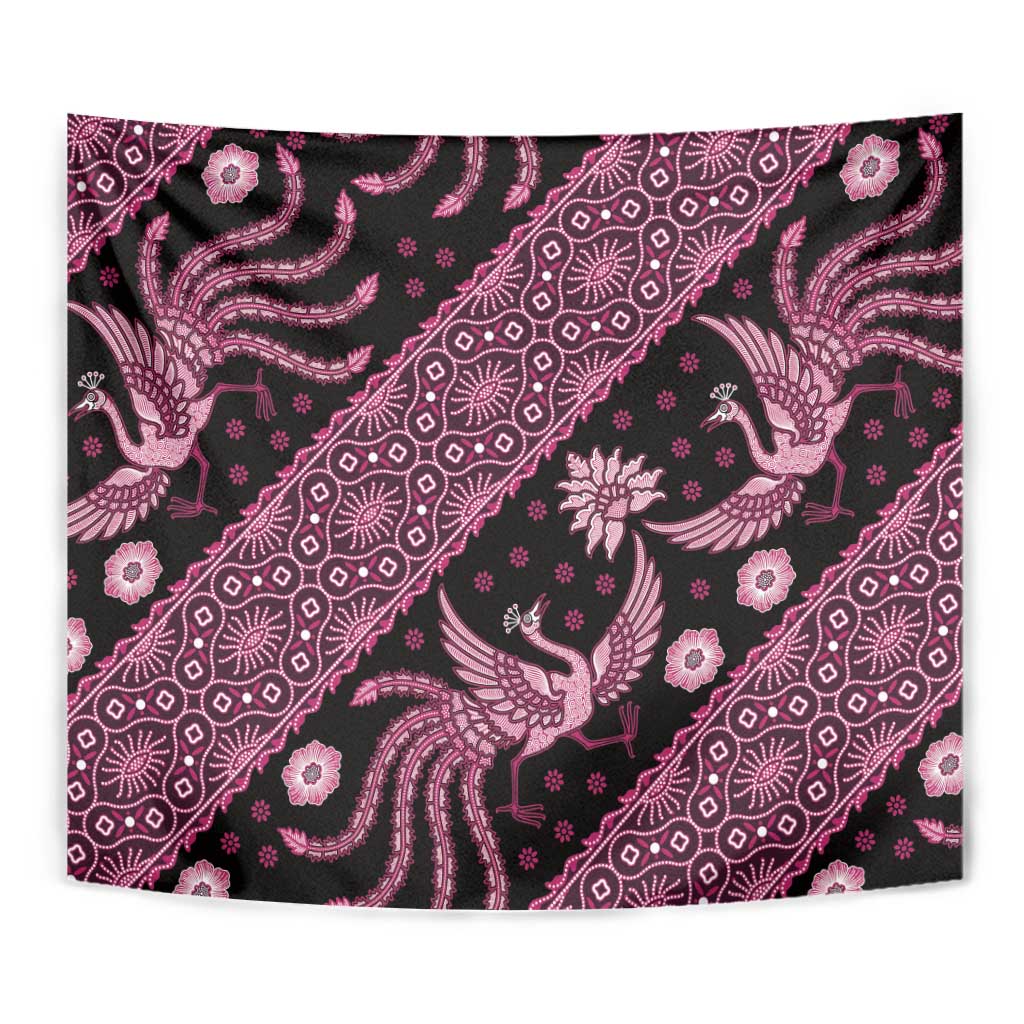Indonesia Batik Pattern Tapestry Pink Version