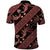Indonesia Batik Pattern Polo Shirt Red Version