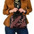 Indonesia Batik Pattern Shoulder Handbag Red Version