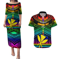 personalised-hawaii-couples-matching-puletasi-dress-and-hawaiian-shirt-kanaka-maoli-kakau-2023-national-coming-out-day