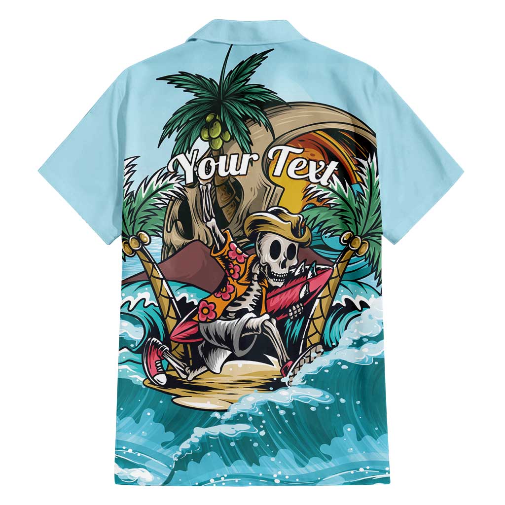 Personalized Aloha Hawaii Skeleton Family Matching Tank Maxi Dress and Hawaiian Shirt Tropical Summer Vibe LT01 - Polynesian Pride