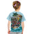 Personalized Aloha Hawaii Skeleton Kid T Shirt Tropical Summer Vibe