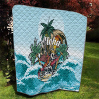 Aloha Hawaii Skeleton Quilt Tropical Summer Vibe LT01 - Polynesian Pride