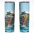 Personalized Aloha Hawaii Skeleton Skinny Tumbler Tropical Summer Vibe