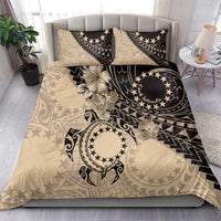 Cook Islands Turtle Bedding Set Stars and Hibiscus - Beige