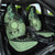 Cook Islands Turtle Car Seat Cover Stars and Hibiscus - Green