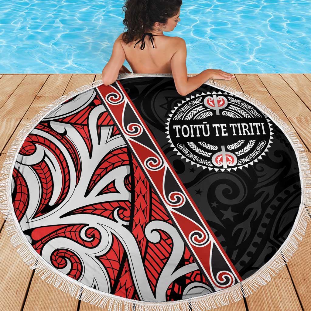 Aotearoa Toitu Te Tiriti Beach Blanket Honour The Treaty New Zealand