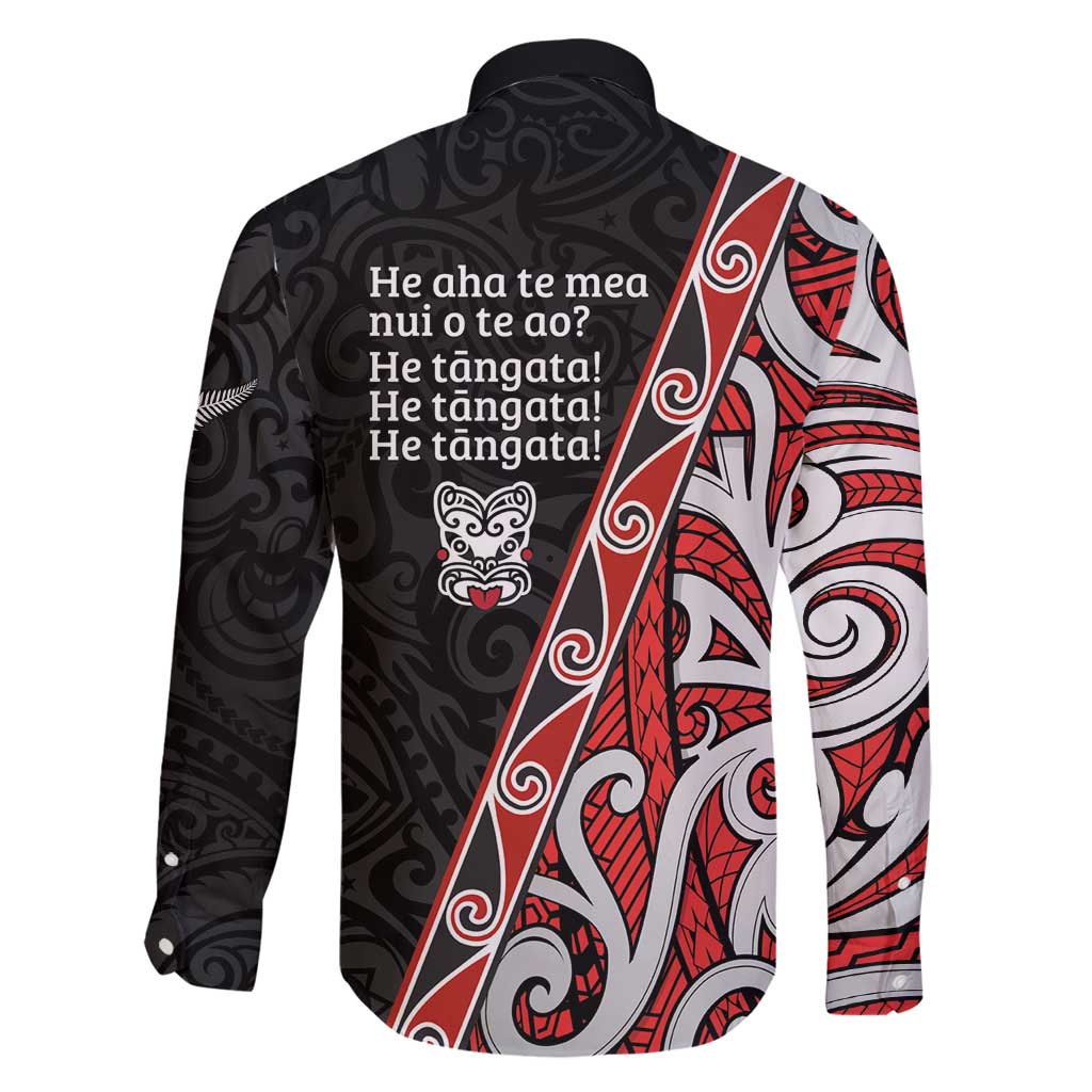 Aotearoa Toitu Te Tiriti Family Matching Tank Maxi Dress and Hawaiian Shirt Honour The Treaty New Zealand LT01 - Polynesian Pride