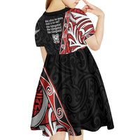 Aotearoa Toitu Te Tiriti Kid Short Sleeve Dress Honour The Treaty New Zealand