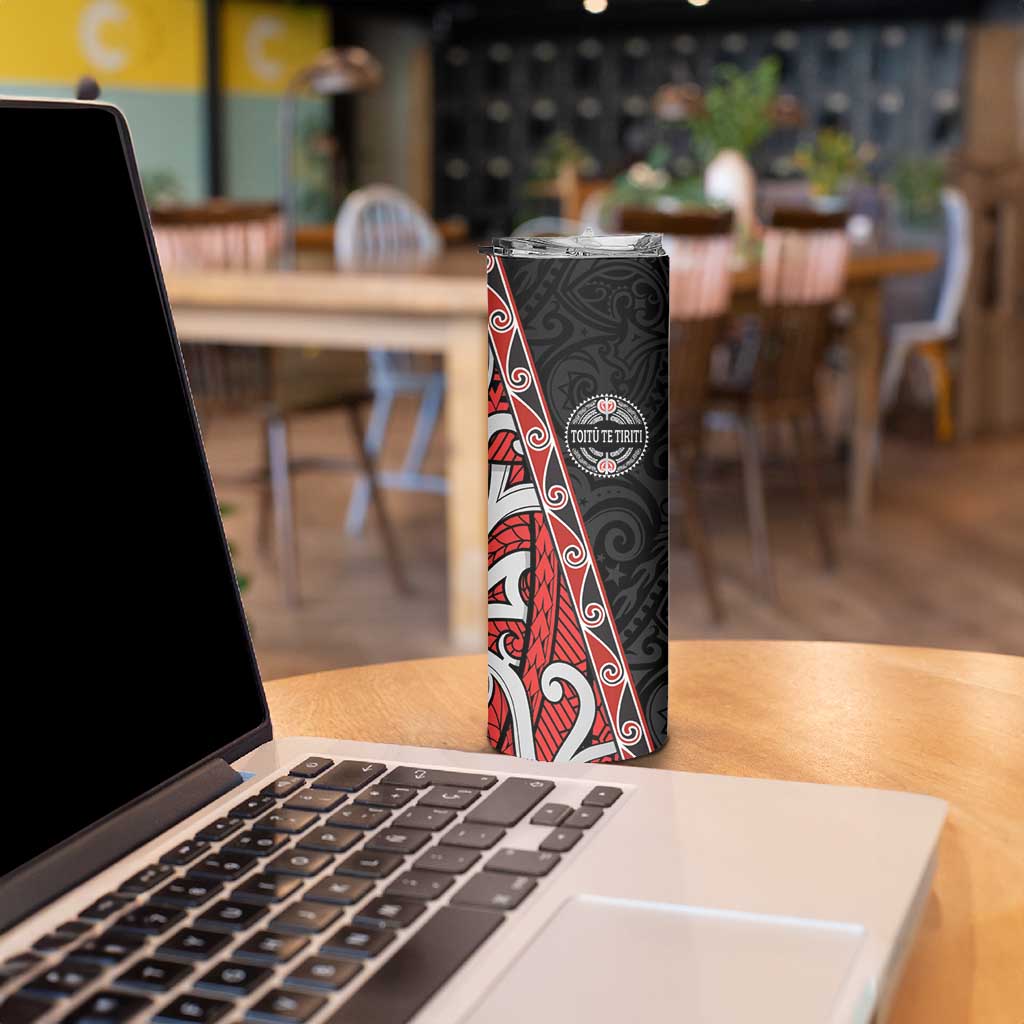 Aotearoa Toitu Te Tiriti Skinny Tumbler Honour The Treaty New Zealand