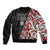 Aotearoa Toitu Te Tiriti Sleeve Zip Bomber Jacket Honour The Treaty New Zealand
