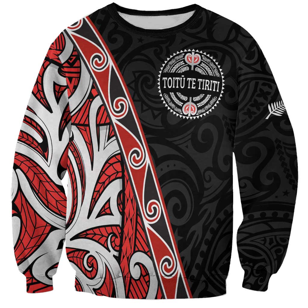 Aotearoa Toitu Te Tiriti Sweatshirt Honour The Treaty New Zealand