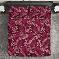 Sweet Pink Monstera Bedding Set Polynesian Tribal Pattern - Polynesian Pride