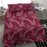 Sweet Pink Monstera Bedding Set Polynesian Tribal Pattern - Polynesian Pride