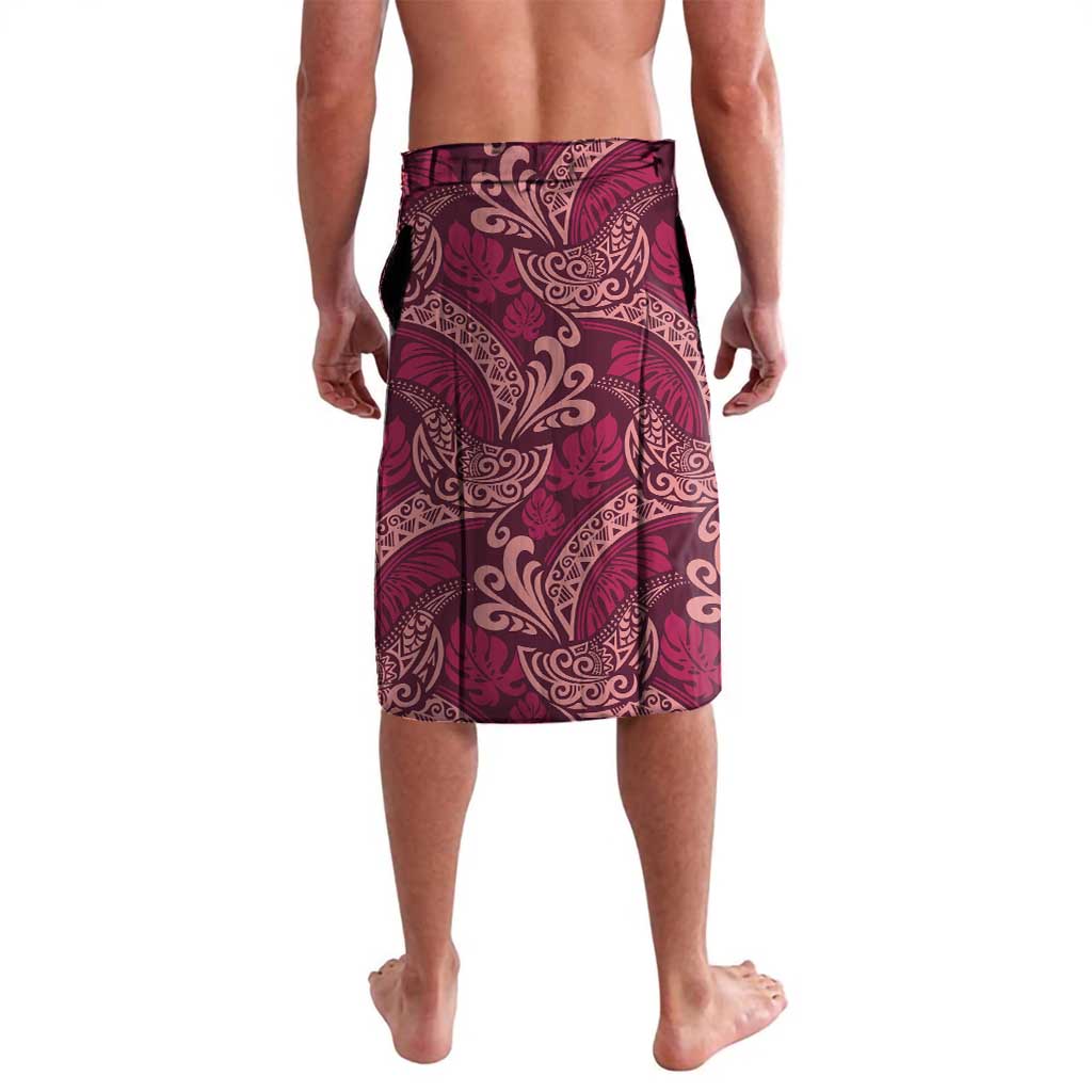 Sweet Pink Monstera Lavalava Polynesian Tribal Pattern - Polynesian Pride