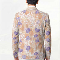 Anthurium Plumeria Lei Pastel Blazer Orange Hawaiian Splendid Palaka