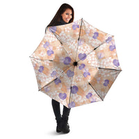 Anthurium Plumeria Lei Pastel Umbrella Orange Hawaiian Splendid Palaka LT01 - Polynesian Pride