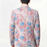 Anthurium Plumeria Lei Pastel Blazer Pink Hawaiian Splendid Palaka