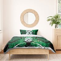 Maori Matariki Manaia Kakariki Bedding Set Maori Kowhaiwhai Pattern Galaxy LT01 - Polynesian Pride