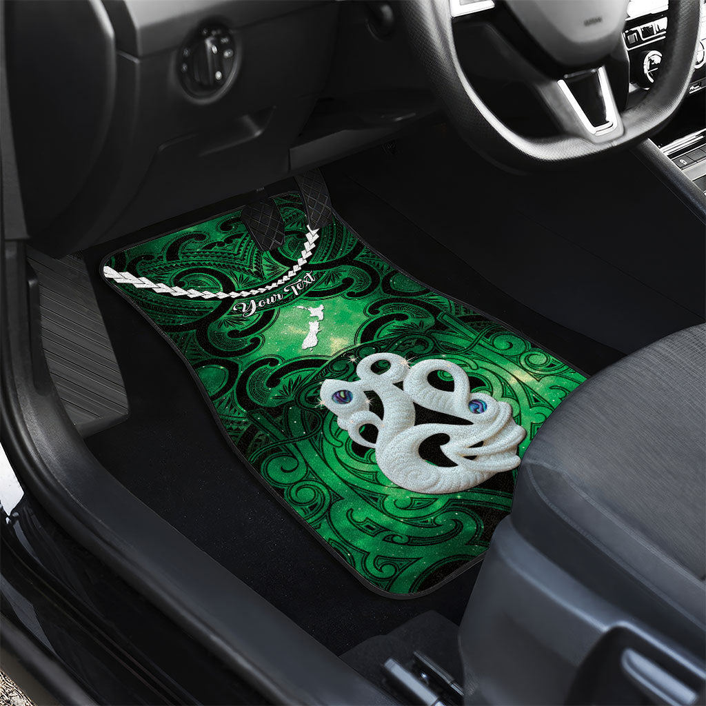 Personalised Maori Matariki Manaia Kakariki Car Mats Maori Kowhaiwhai Pattern Galaxy LT01 - Polynesian Pride