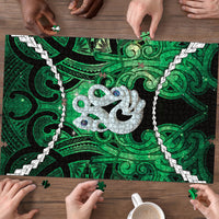 Maori Matariki Manaia Kakariki Puzzle Maori Kowhaiwhai Pattern Galaxy LT01 - Polynesian Pride