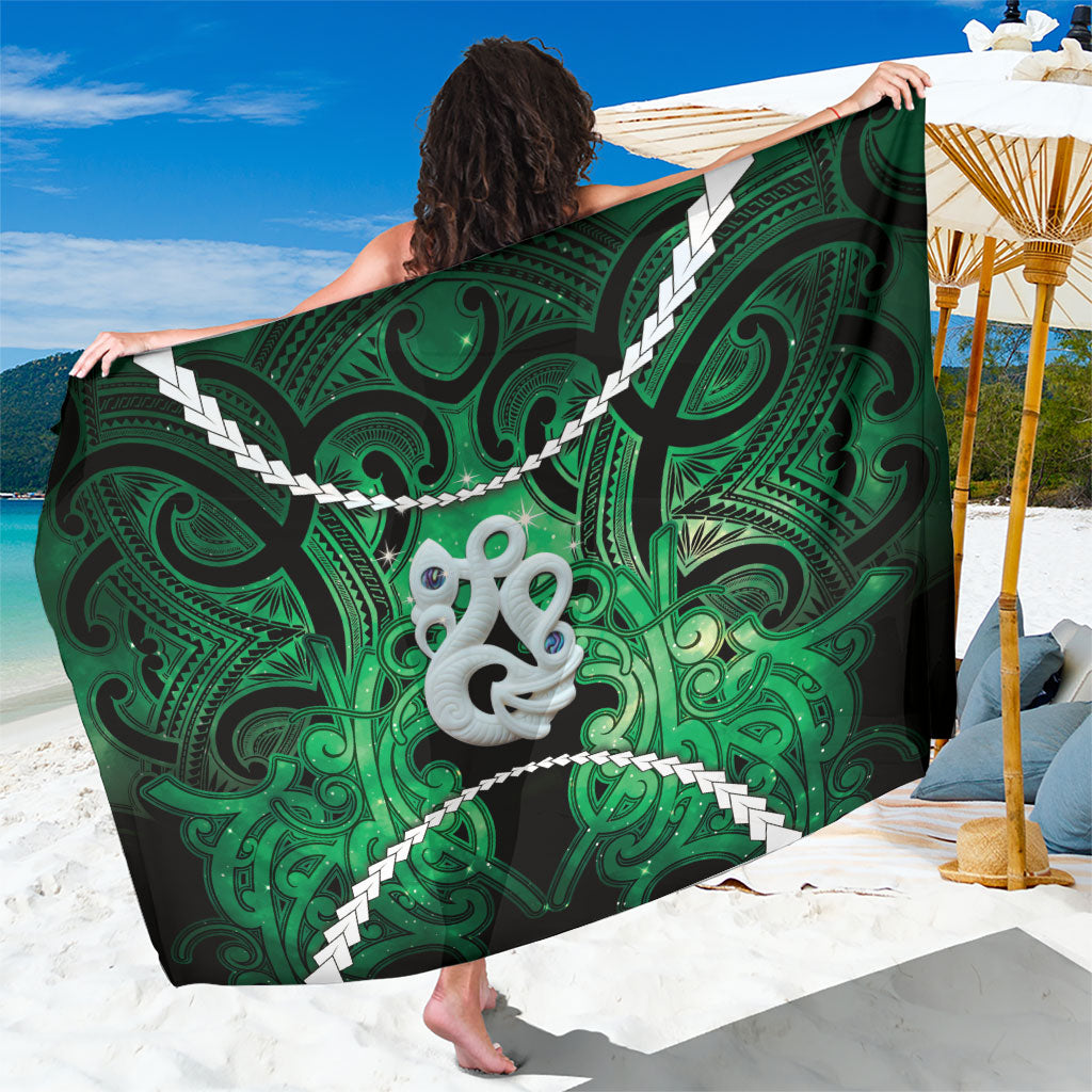 Maori Matariki Manaia Kakariki Sarong Maori Kowhaiwhai Pattern Galaxy